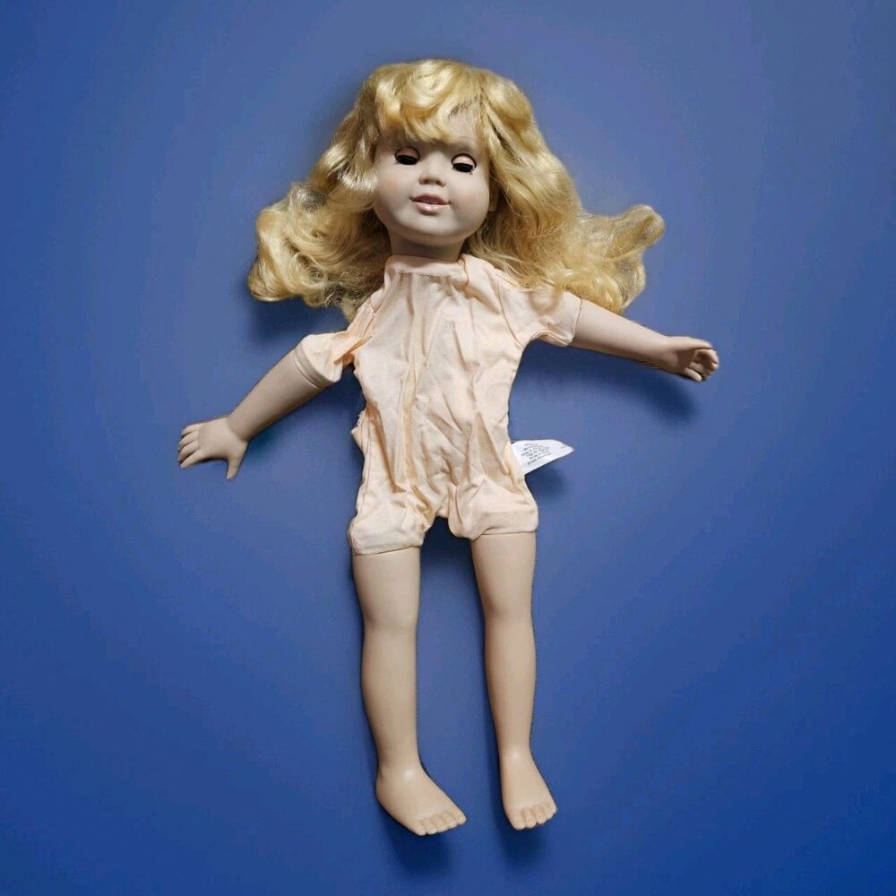 DIY 1998 💗 FCM Nude DOLL 18" BLONDE American Girl Clone JOANNE FABRICS